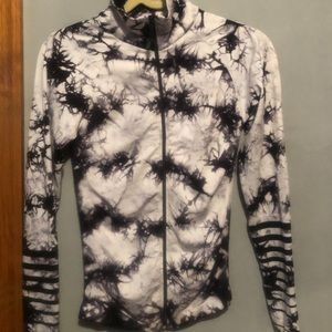 Tye dye crew neck warm up